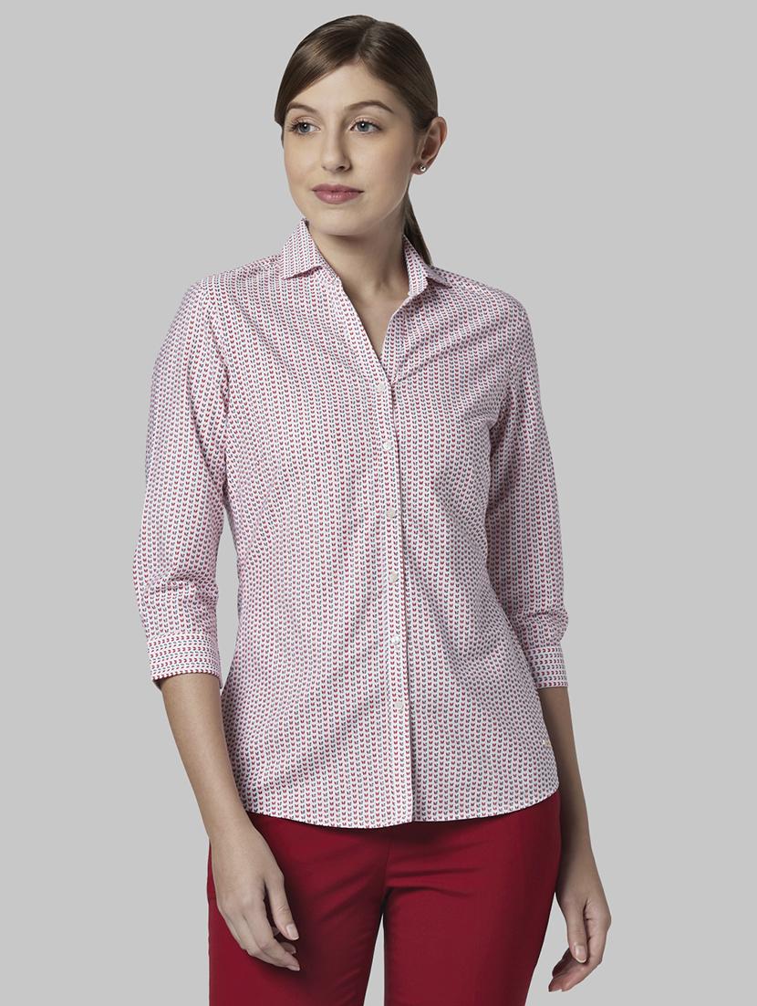white printed shirt - 17793097 -  Zoom Image - 0