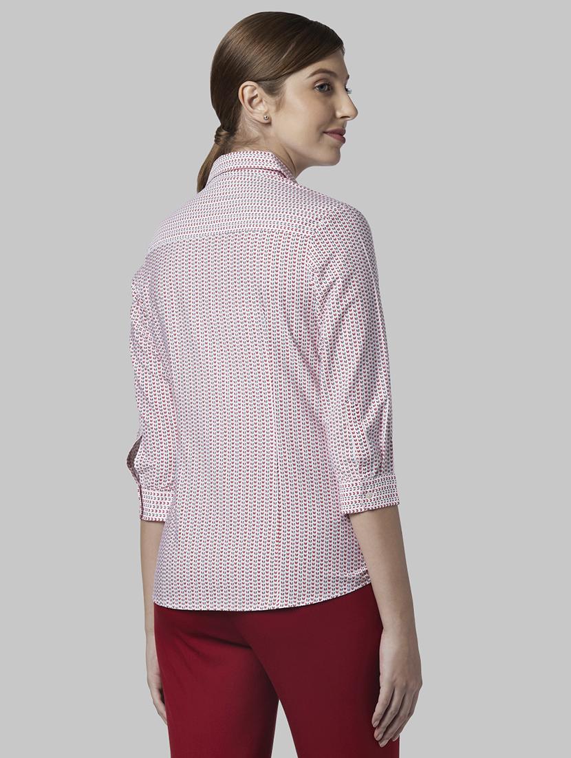 white printed shirt - 17793097 - Standard Image - 3