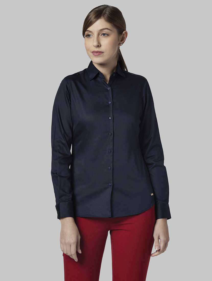 long sleeved solid shirt