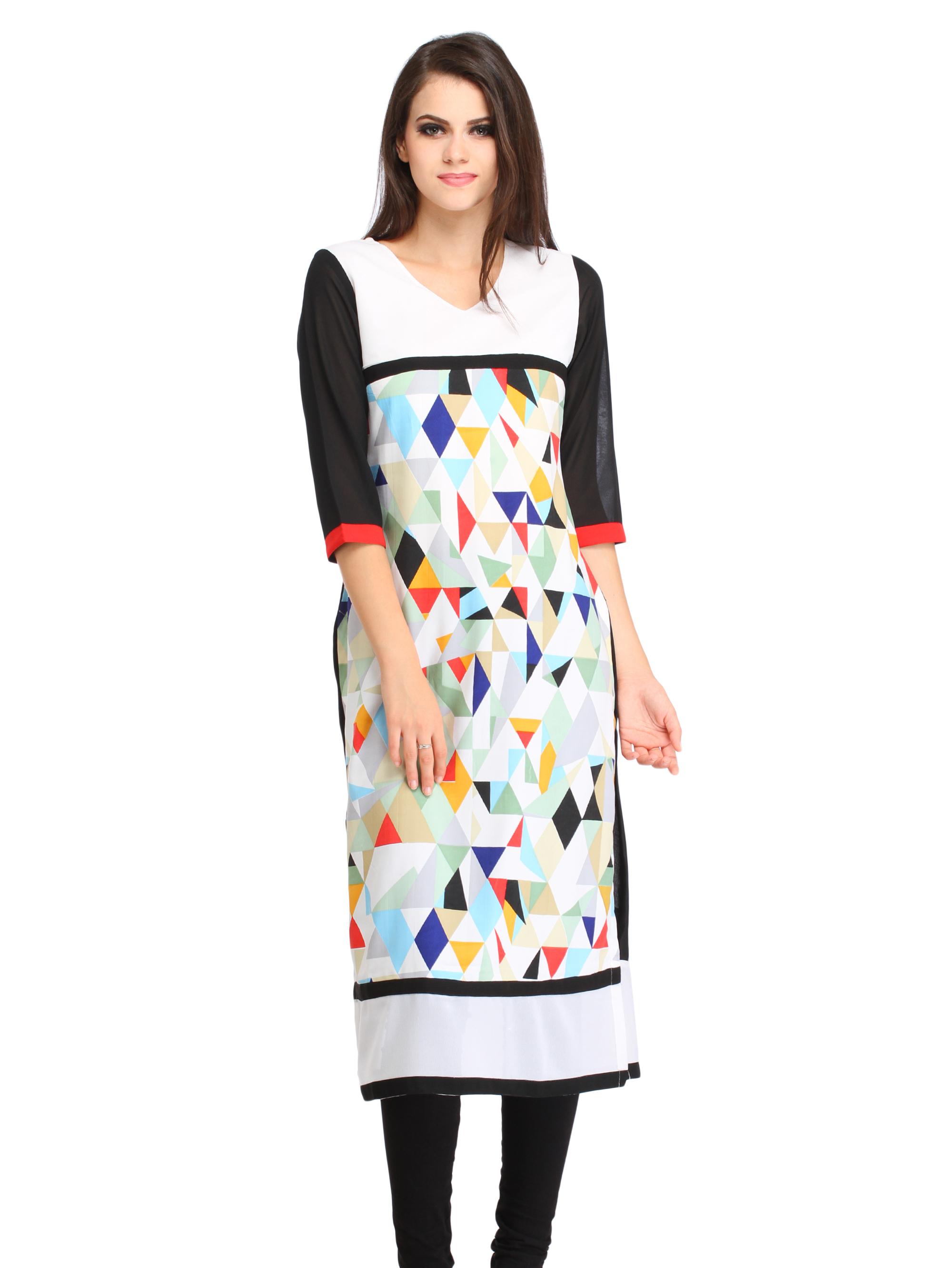 harshaya-g multi crape kurtis  - 17794208 -  Zoom Image - 0