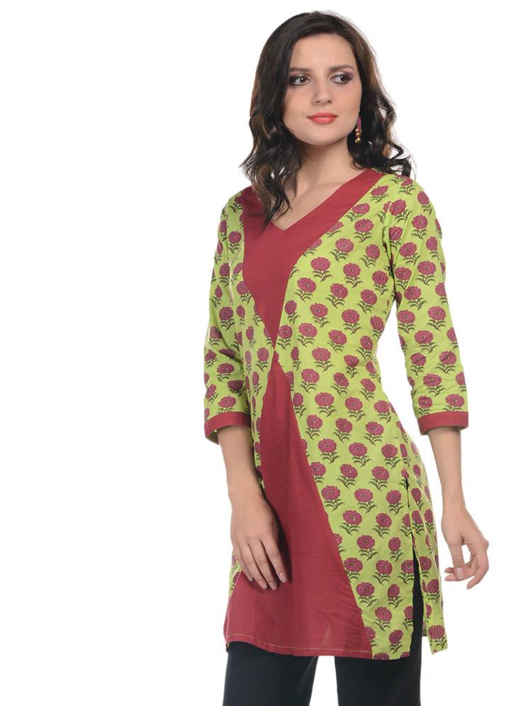 harshaya-g multi cotton kurtis - 17794244 - Zoom Image - 0