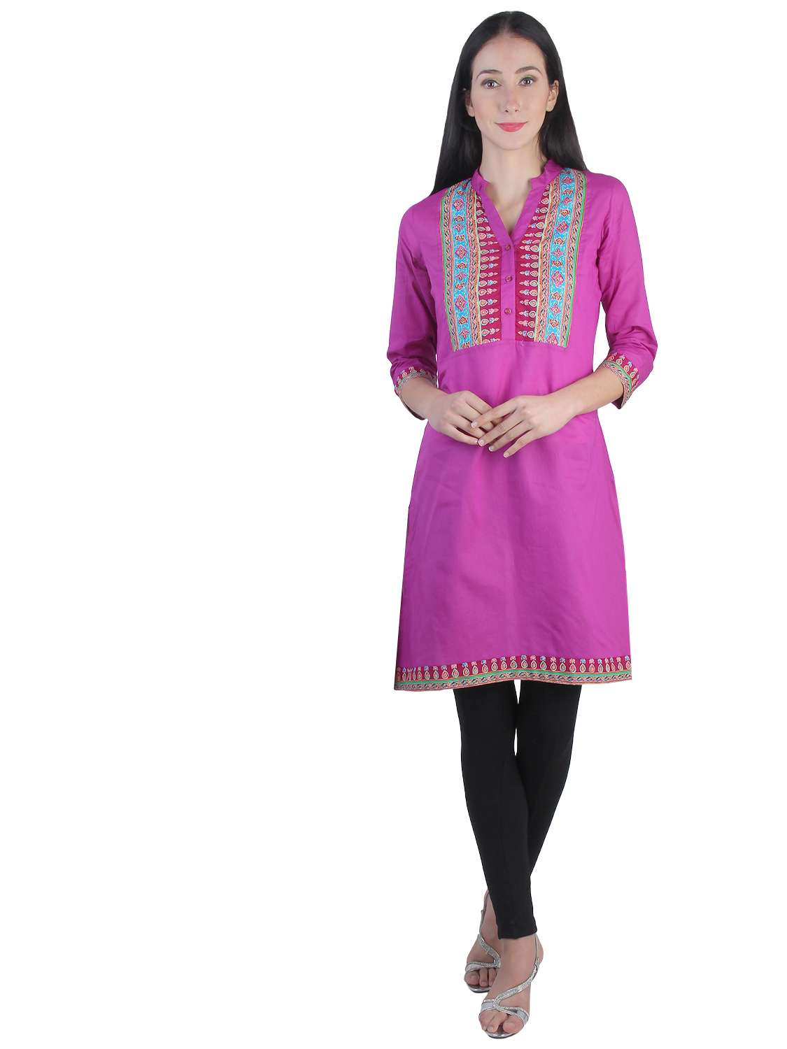 harshaya-g purple cotton kurtis  - 17794248 -  Zoom Image - 0