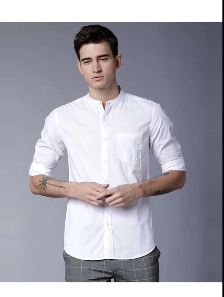 White Khadi Shirt from western wear 