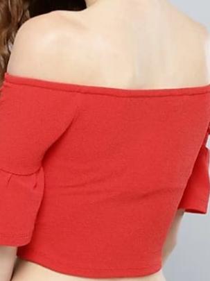 red cotton top - 17795202 - Zoom Image - 0