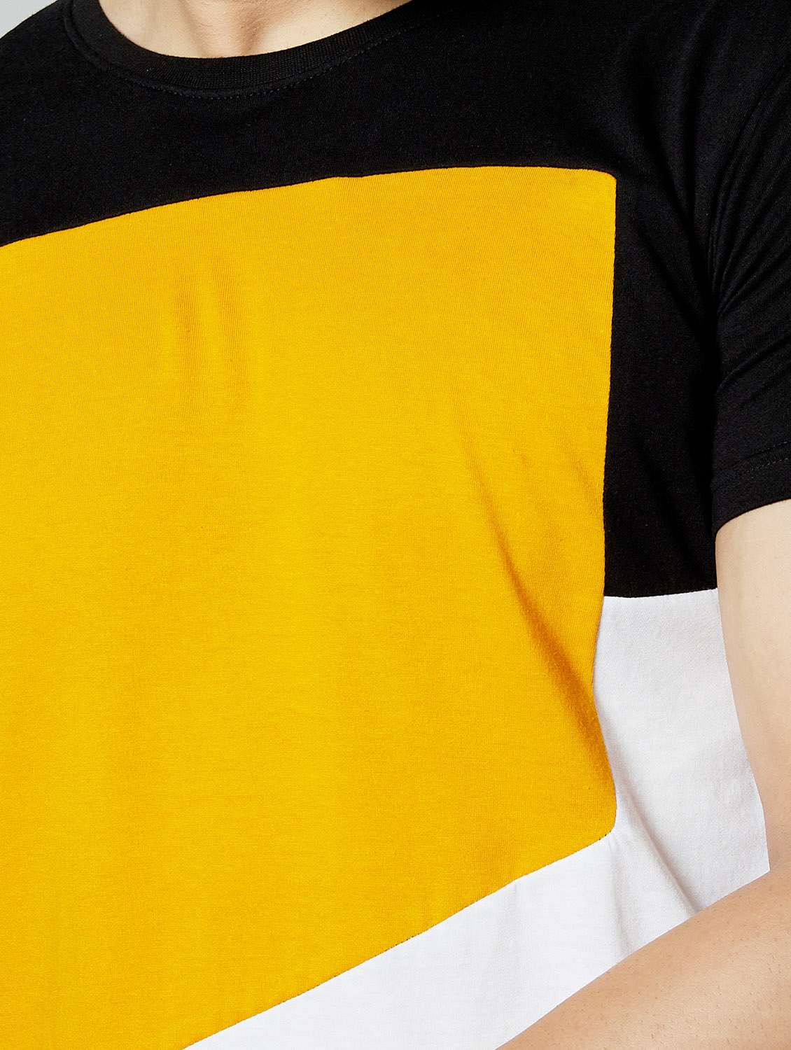 multi colored color block t-shirt - 17795430 -  Standard Image - 3