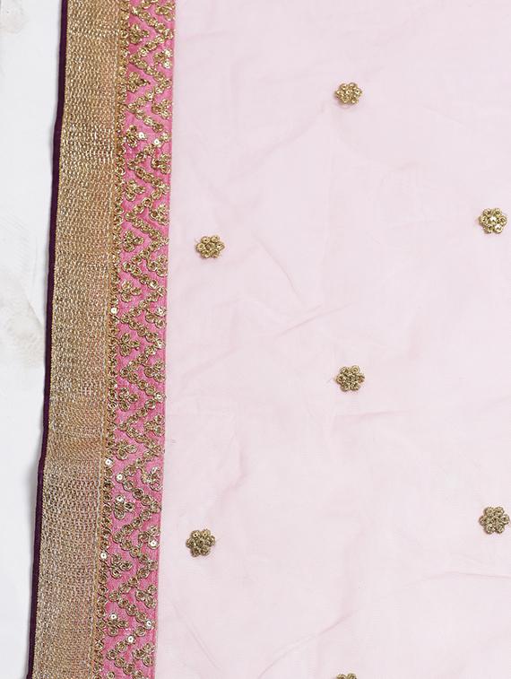 purple art silk aline lehenga - 17795690 - Standard Image - 5