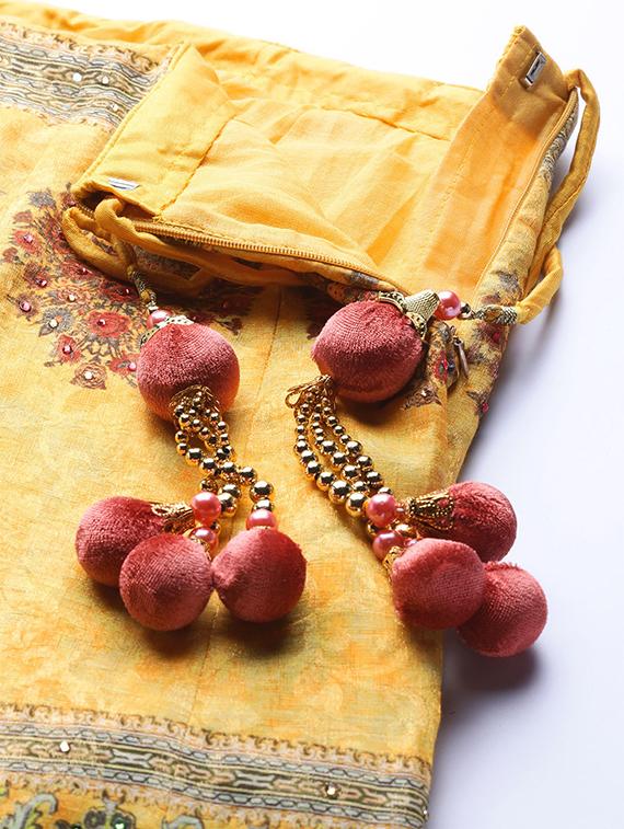 yellow art silk flared lehenga - 17795748 - Standard Image - 3