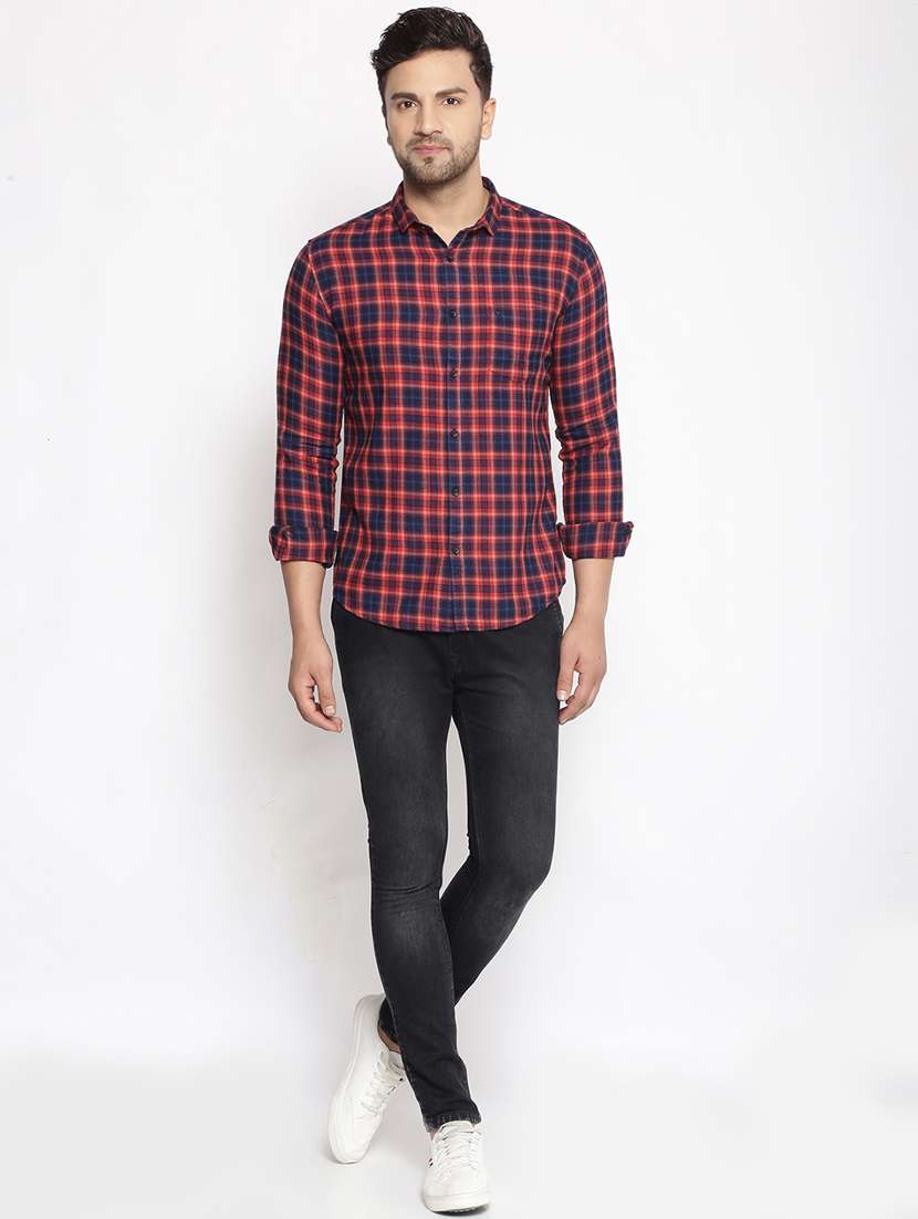 mens checks casual shirt - 17795932 -  Standard Image - 3