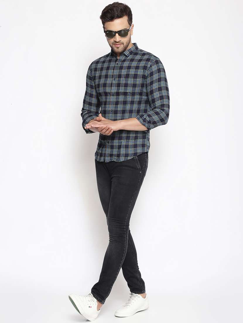 mens checks casual shirt - 17795939 -  Standard Image - 3