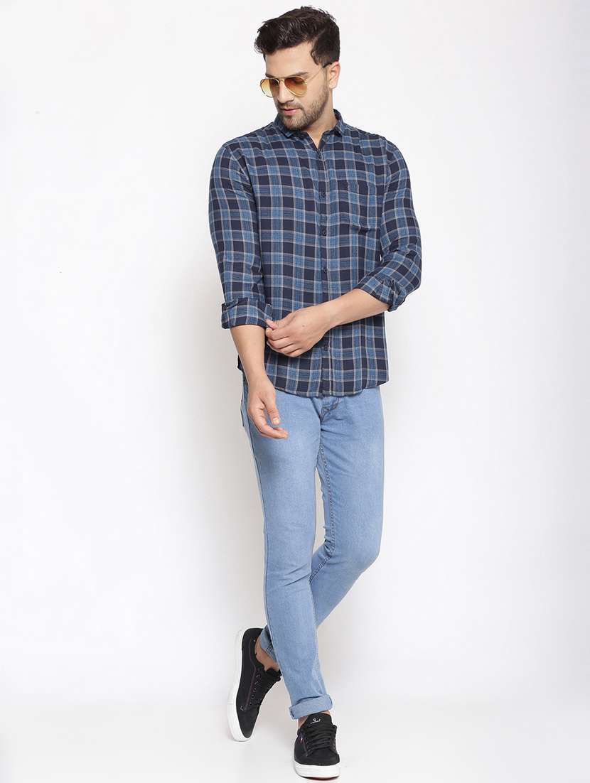 mens checks casual shirt - 17795946 -  Standard Image - 3