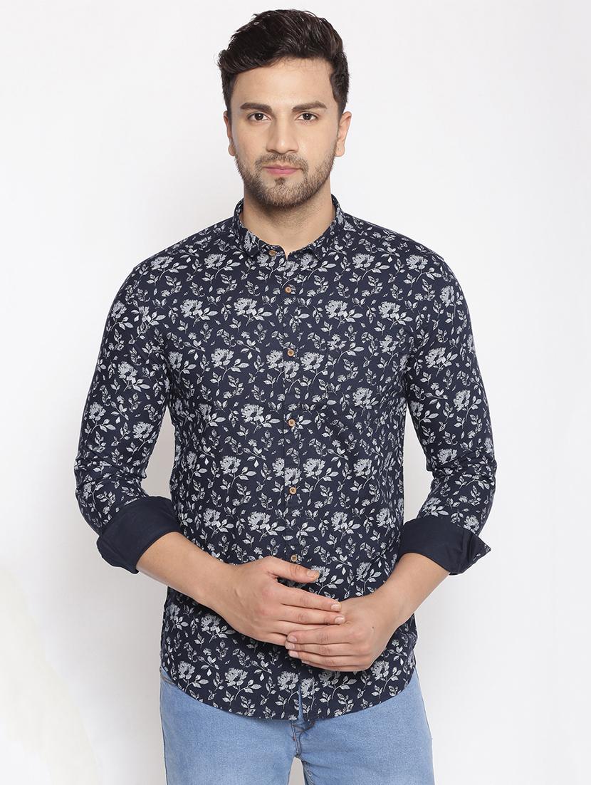 mens florals casual shirt
