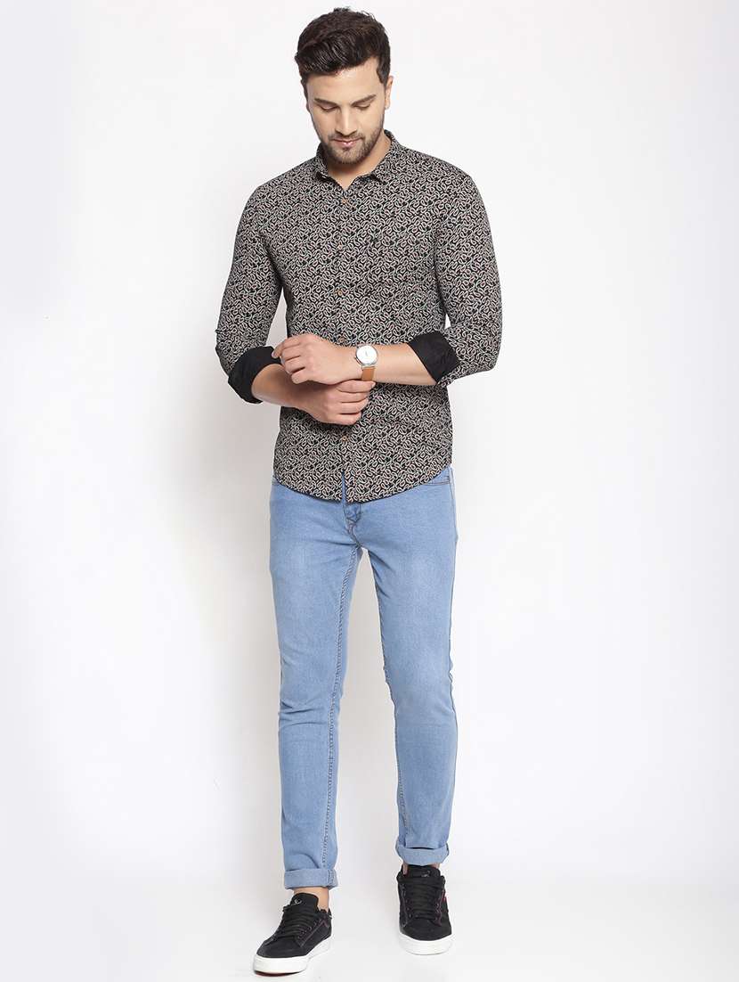 mens paisley casual shirt - 17795970 -  Standard Image - 3