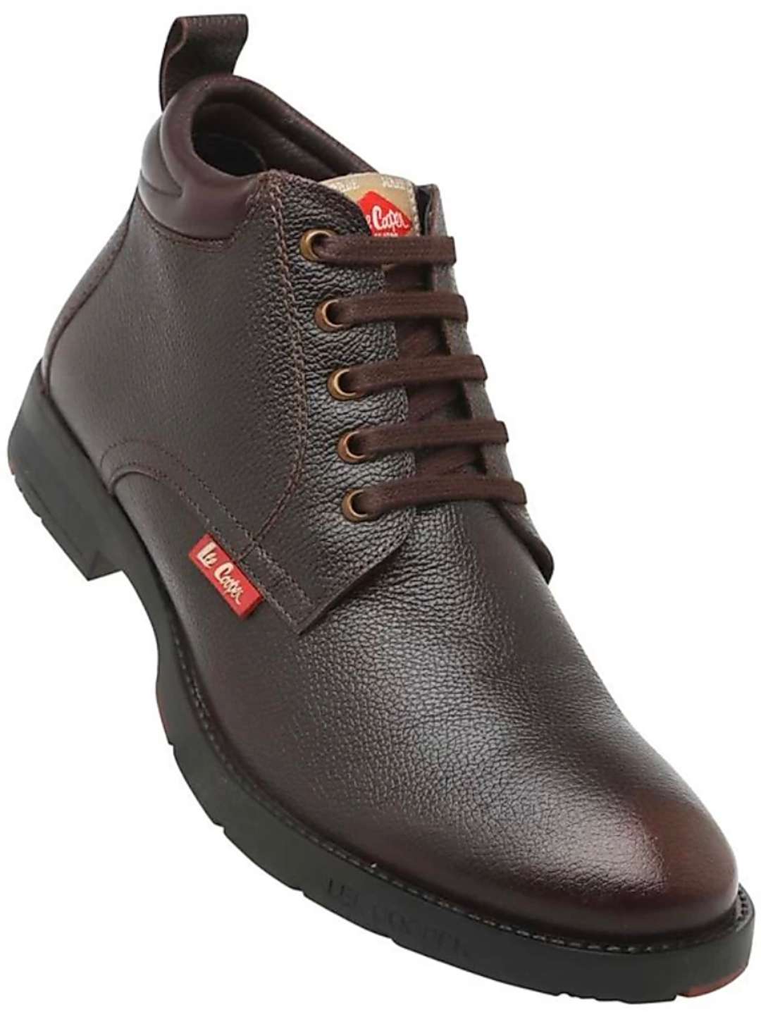 Buy online Brown Lee Cooper Boot Shoes from Casual Shoes for Men
