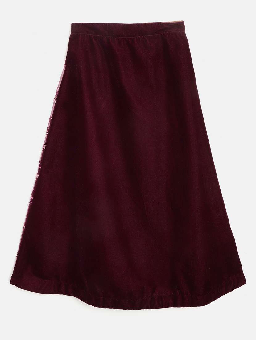 purple silk blend lehenga choli - 17797417 -  Standard Image - 3