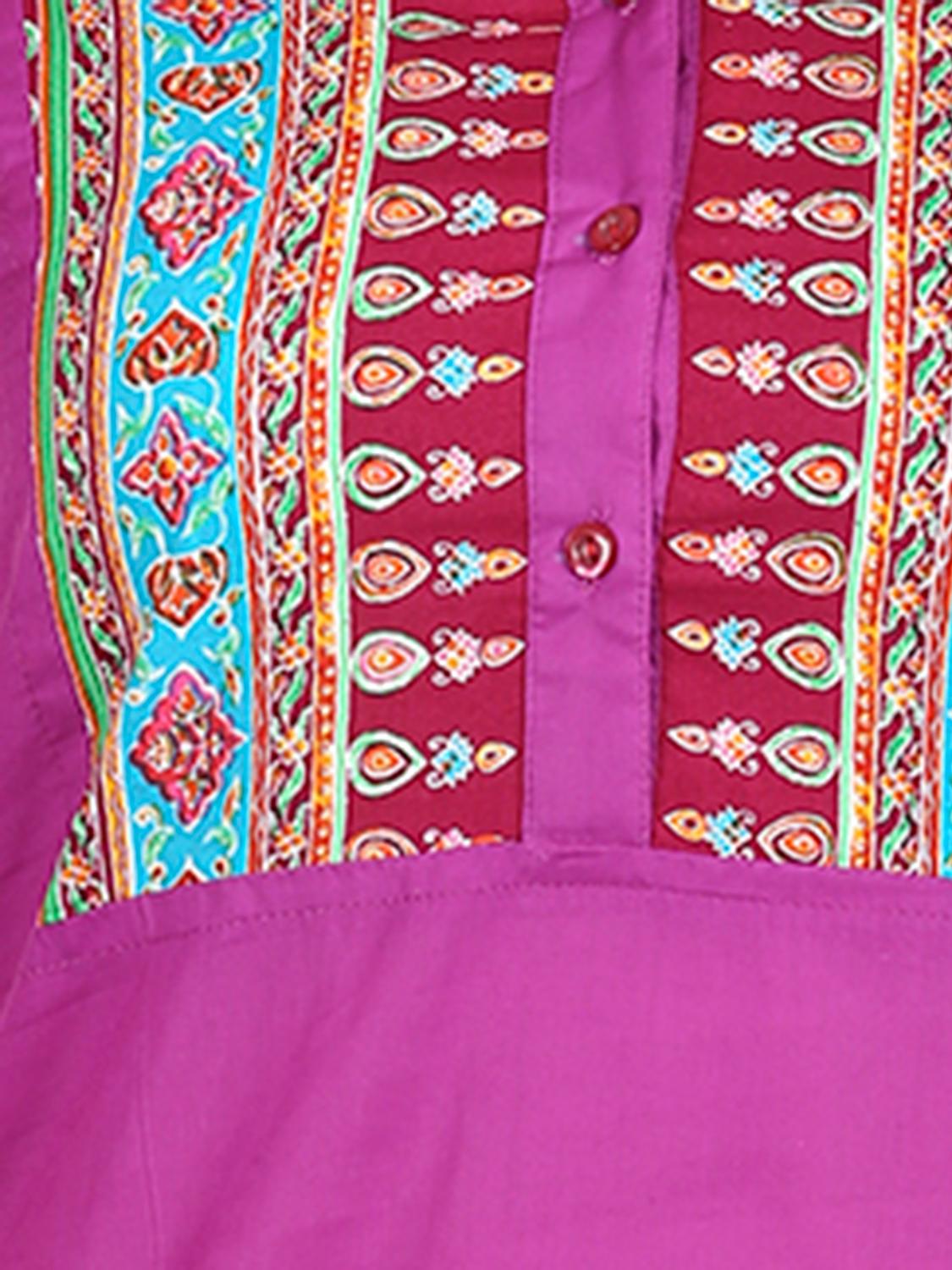 harshaya g purple cotton kurtis - 17798225 - Standard Image - 5