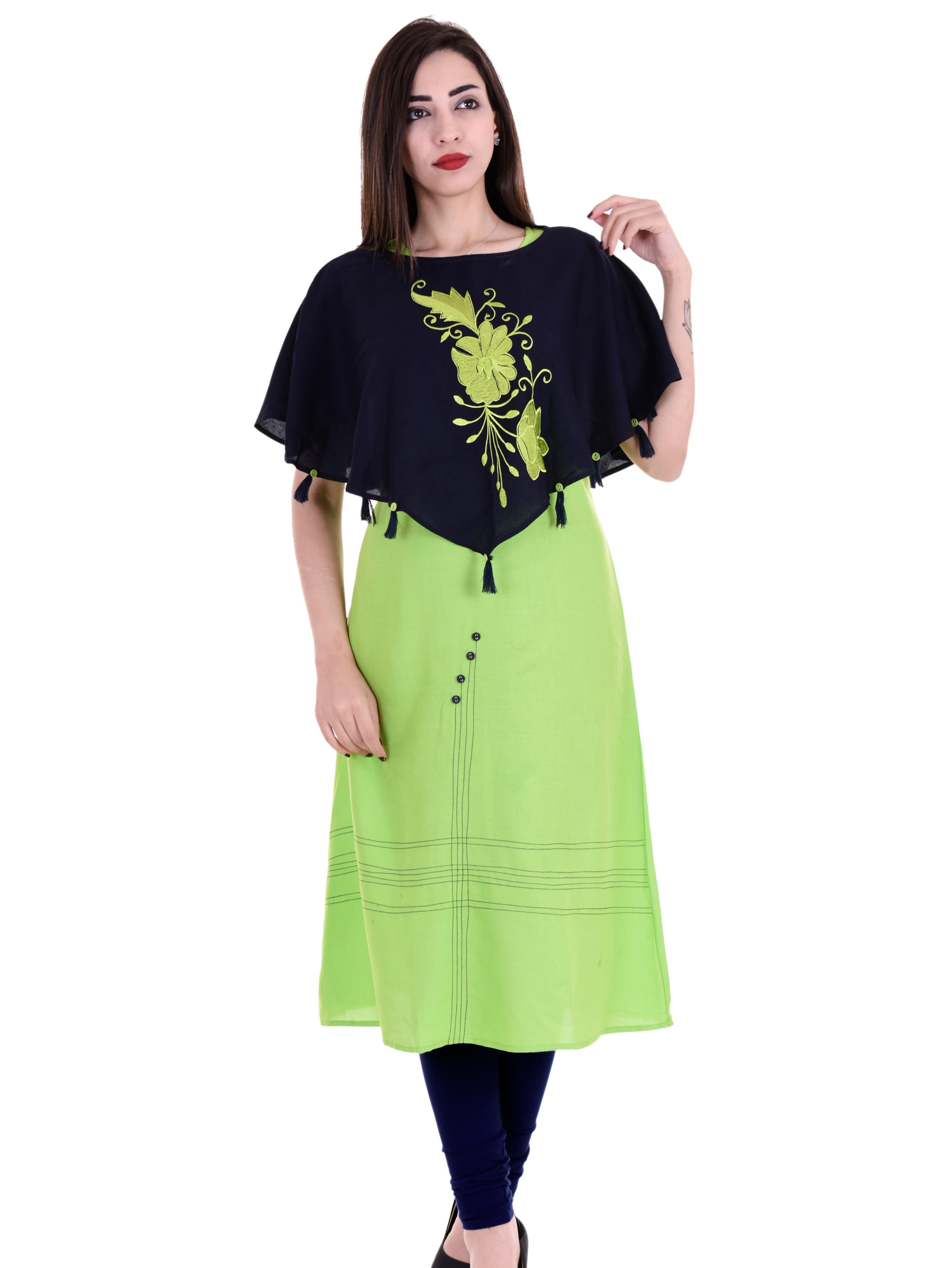 samayra looks women's embroidered a-line rayon  - 17798253 -  Zoom Image - 0