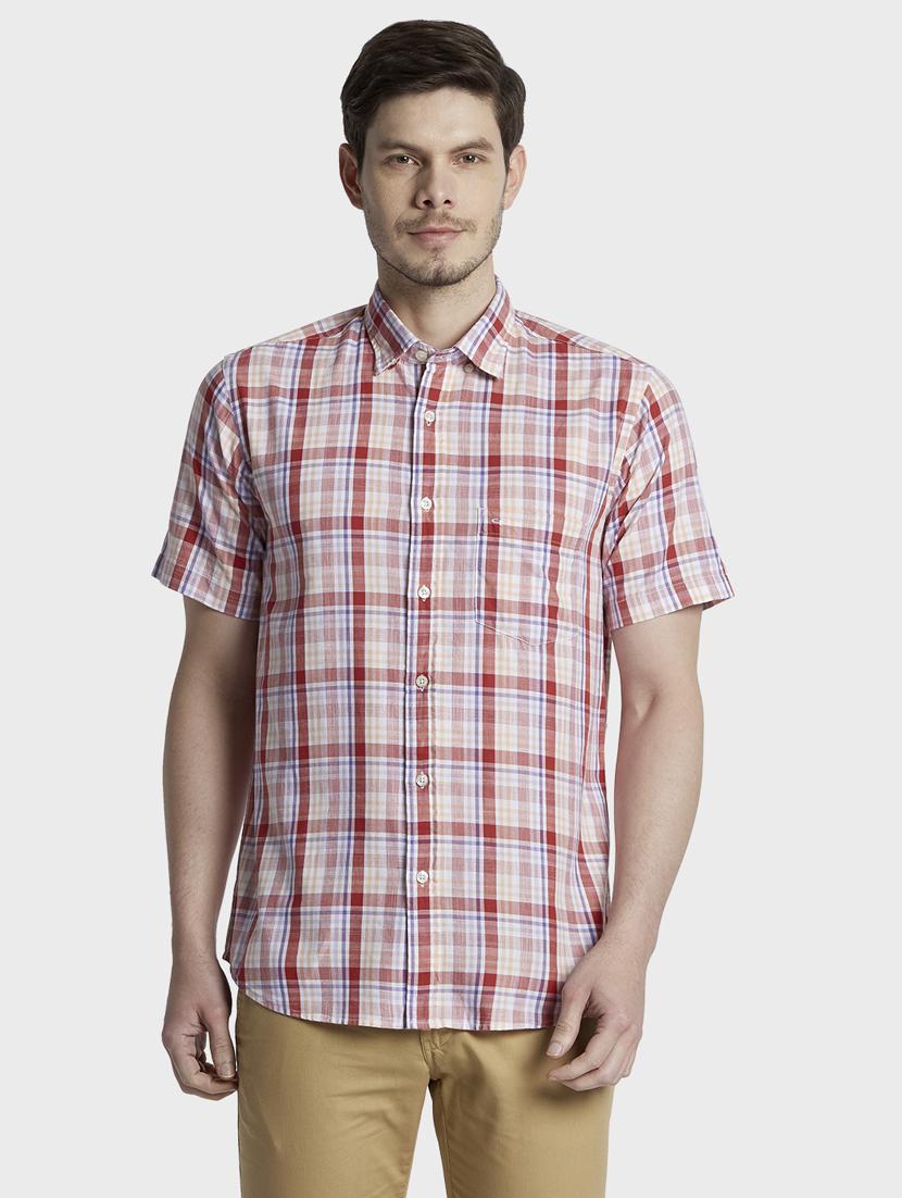multi colored checkered casual shirt - 17801706 -  Zoom Image - 0
