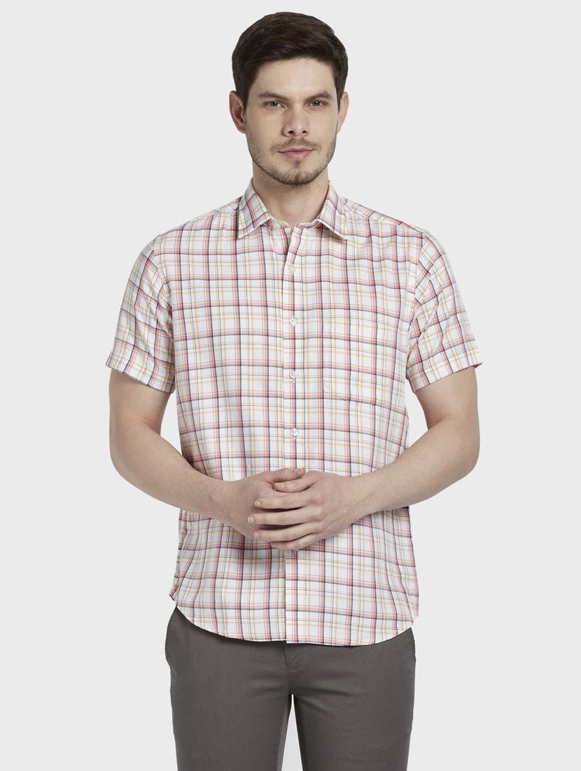 white checkered casual shirt - 17801849 - Zoom Image - 0