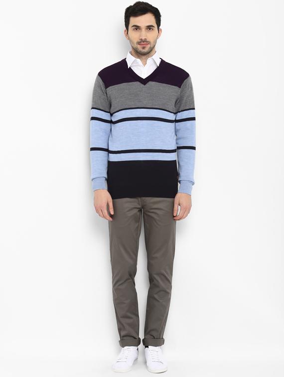 multi colored striped pullover - 17804528 - Standard Image - 3