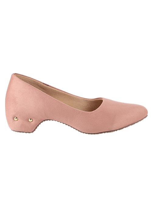 pink suede slip on pumps - 17805792 - Standard Image - 0