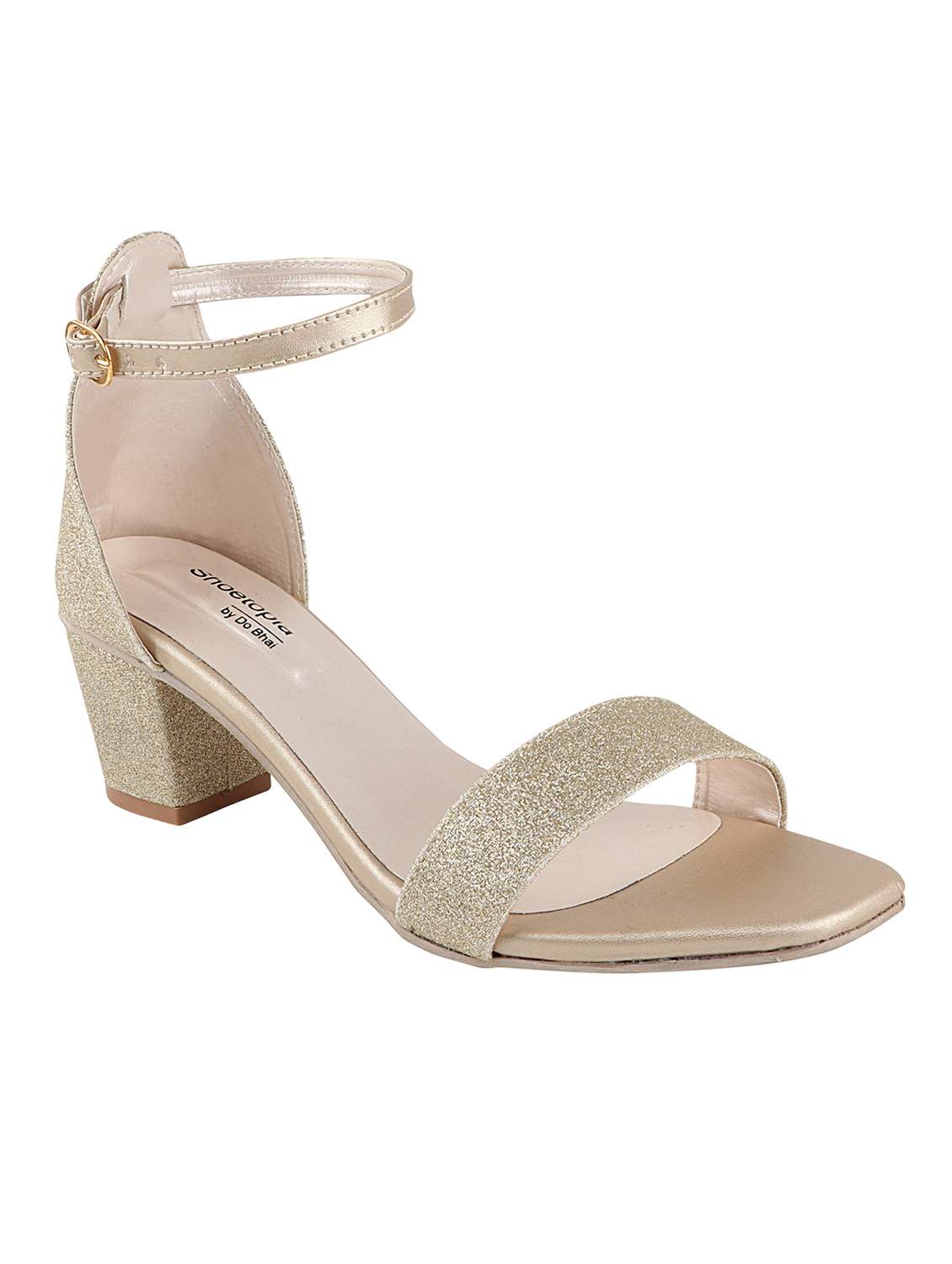 beige synthetic ankle strap sandals