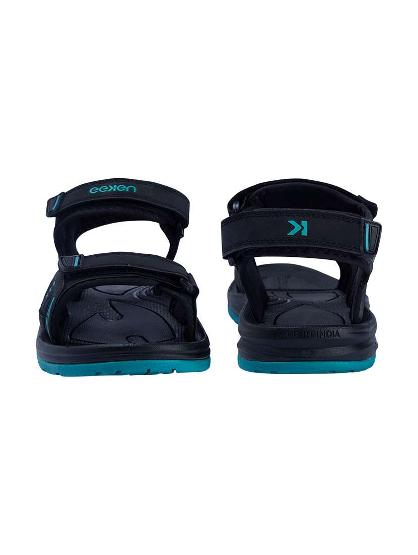 black fabric back strap floaters - 17806095 -  Standard Image - 3