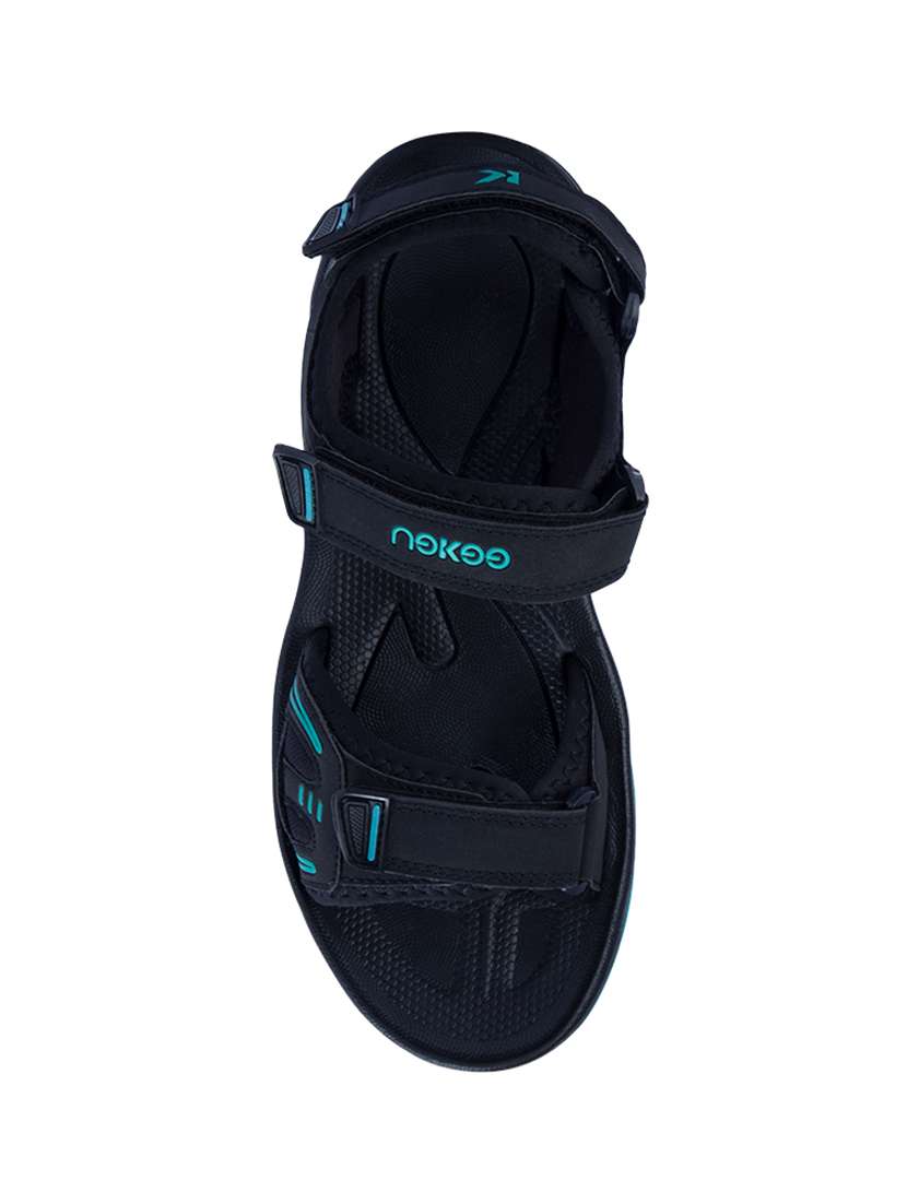 black fabric back strap floaters - 17806095 -  Standard Image - 5