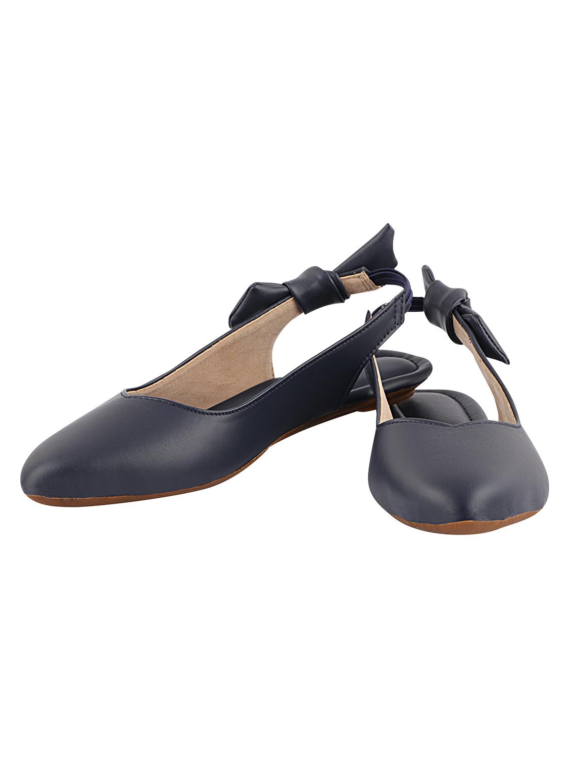 blue back strap solid flats - 17806241 - Standard Image - 3