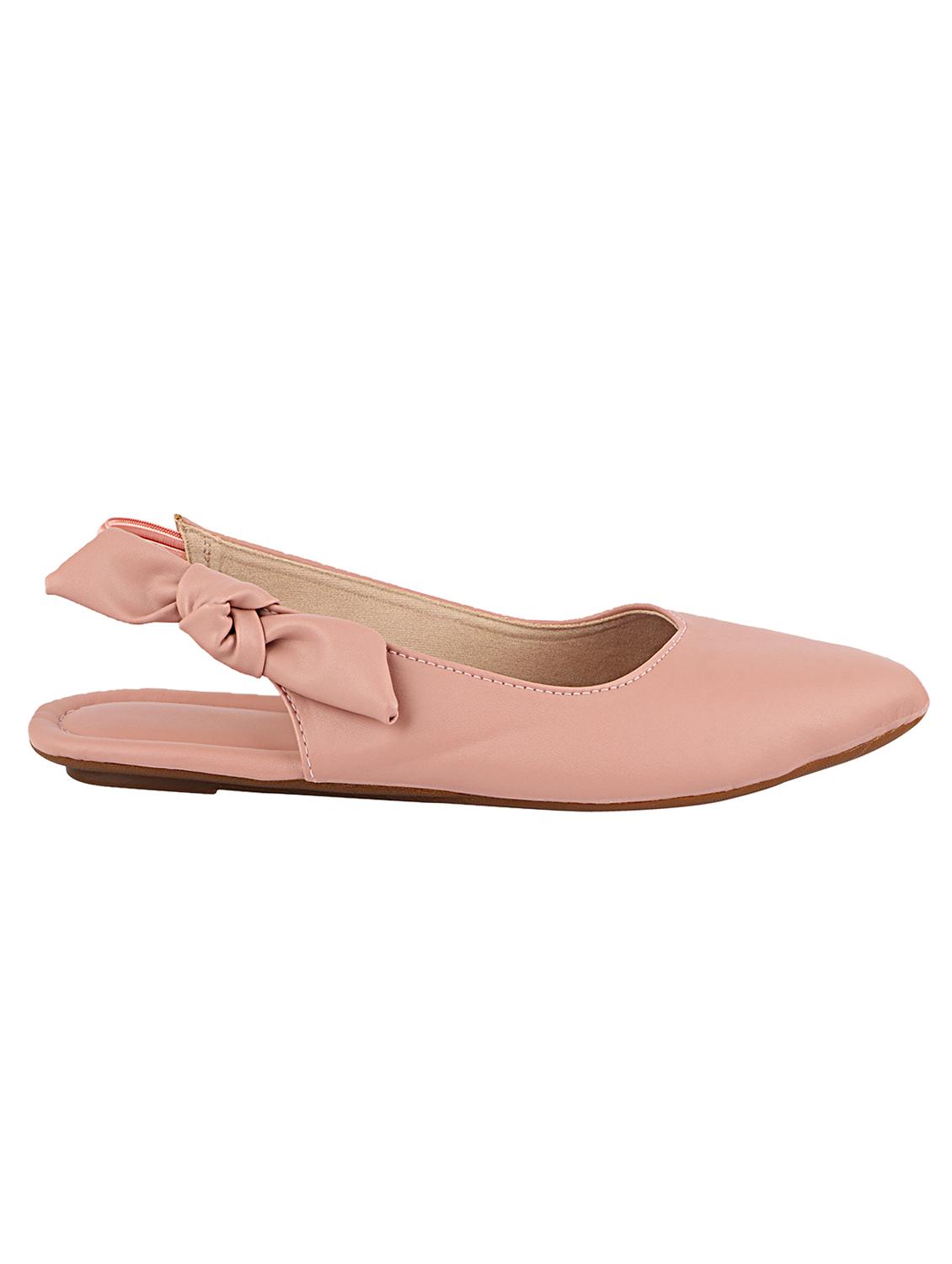 pink back strap solid flats - 17806242 -  Zoom Image - 0