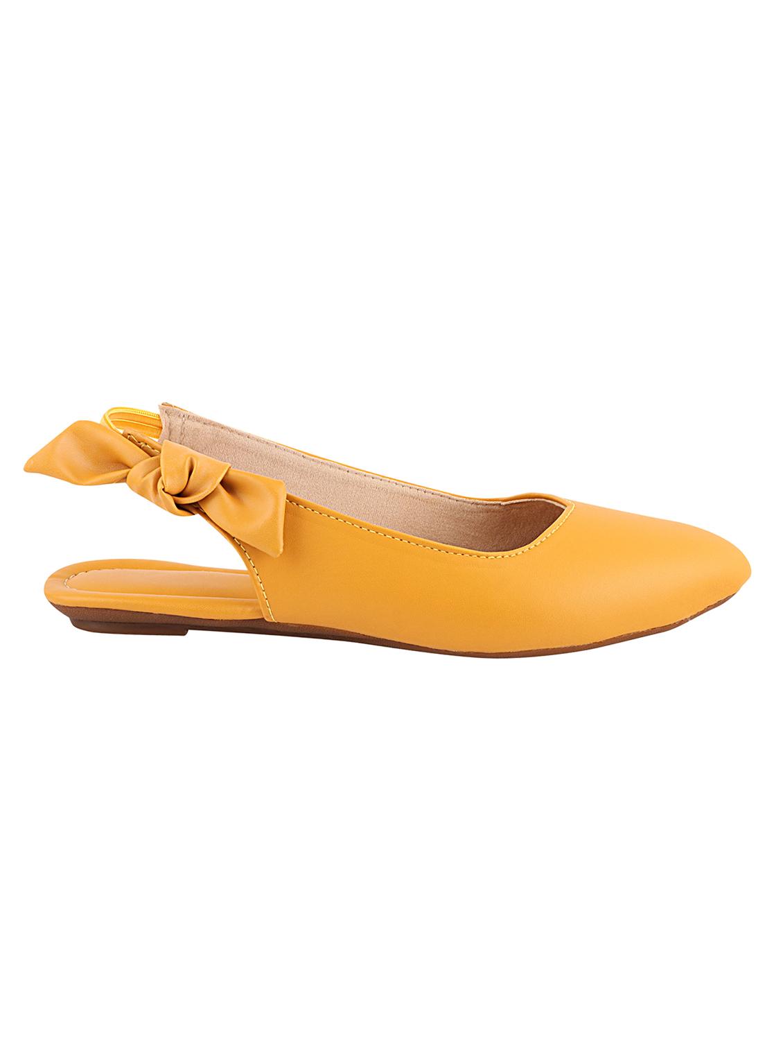yellow synthetic back strap sandals - 17806243 - Zoom Image - 0