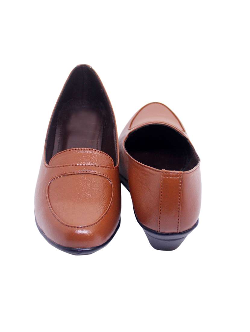 brown pu formal shoes - 17807019 -  Standard Image - 3