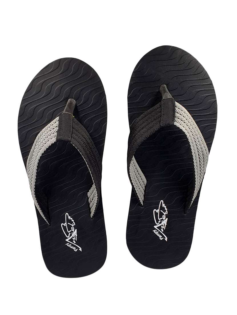black rubber toe separator flip flops - 17807153 -  Zoom Image - 0