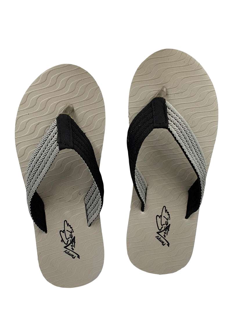 grey rubber toe separator flip flops