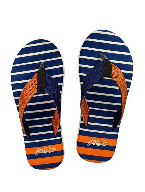 orange rubber toe separator flip flops - 17807161 - Standard Image - 0