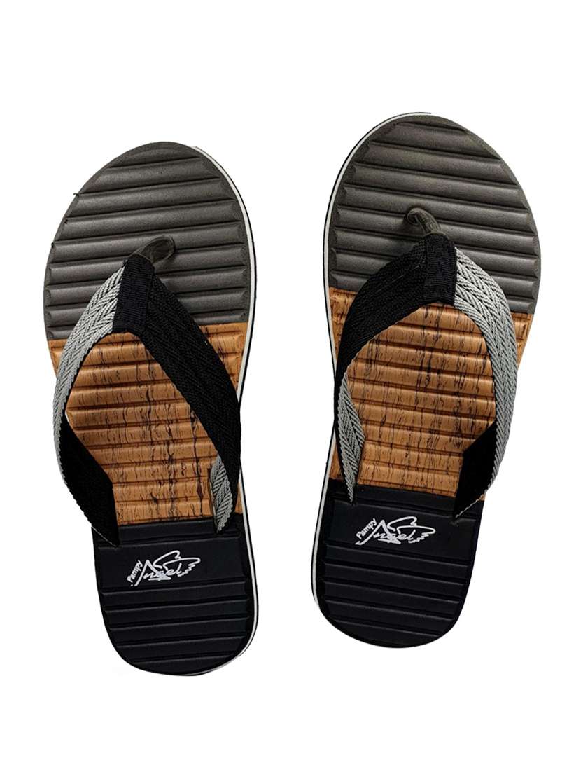 grey rubber toe separator flip flops - 17807163 -  Zoom Image - 0