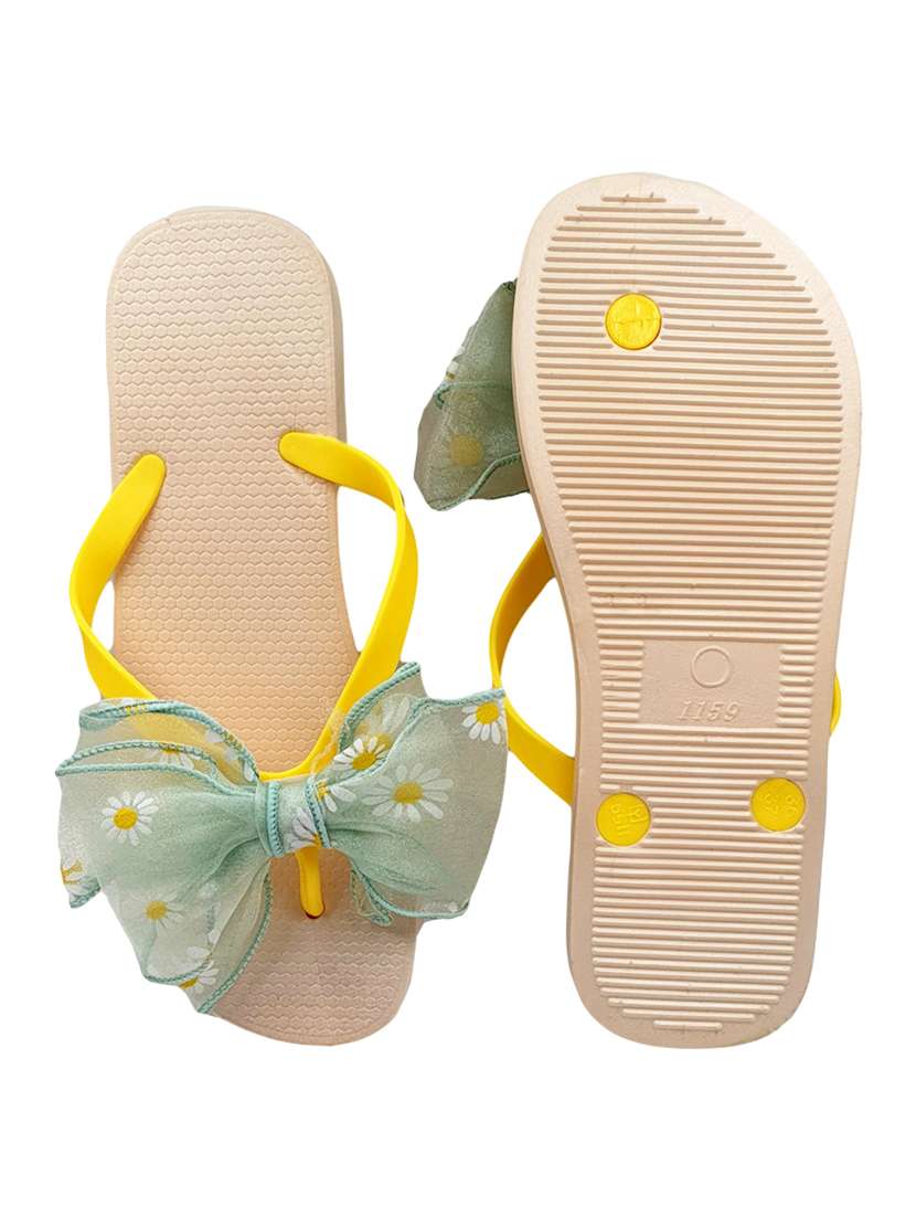 yellow toe separator flip flop - 17807197 -  Standard Image - 3