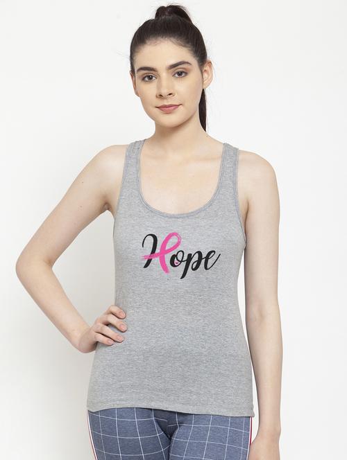 racer back graphic tank top - 17807257 - Standard Image - 0
