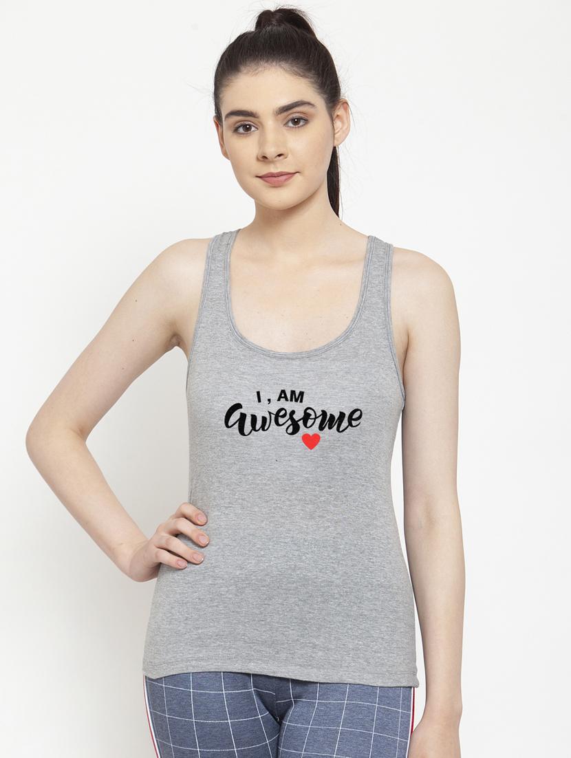 racer back graphic tank top - 17807292 - Zoom Image - 0