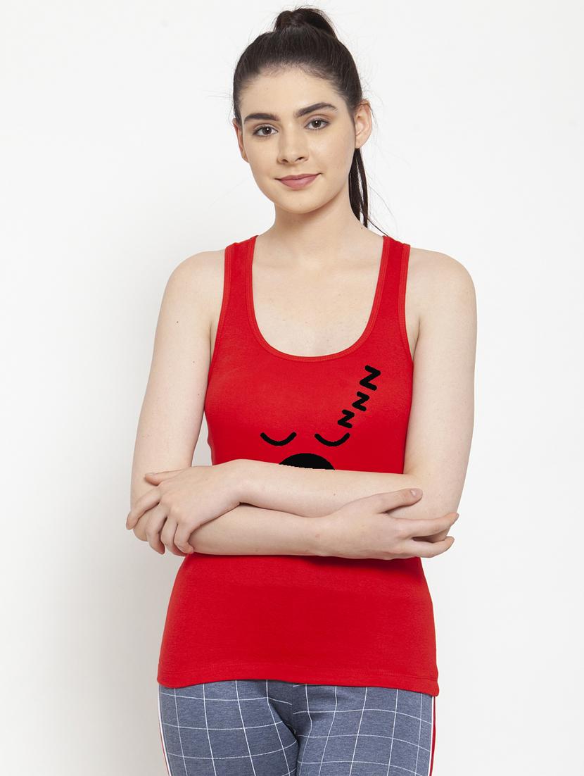 racer back graphic tank top - 17807310 - Zoom Image - 0