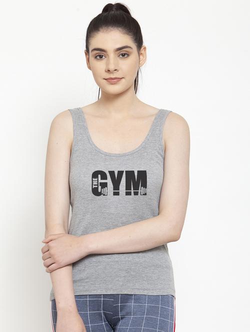 scoop neck graphic tank top  - 17807332 -  Standard Image - 0