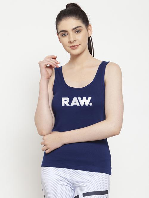 scoop neck graphic tank top - 17807340 - Standard Image - 0