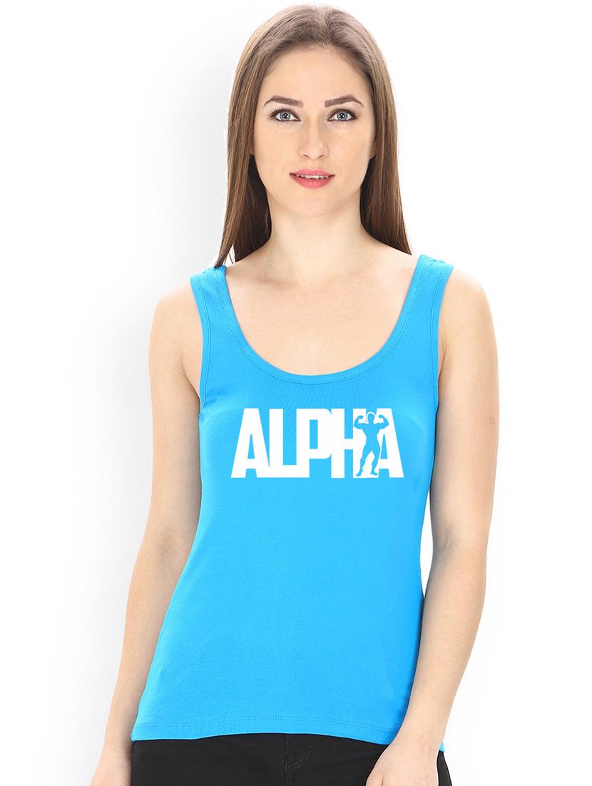 scoop neck graphic tank top - 17807351 - Zoom Image - 0