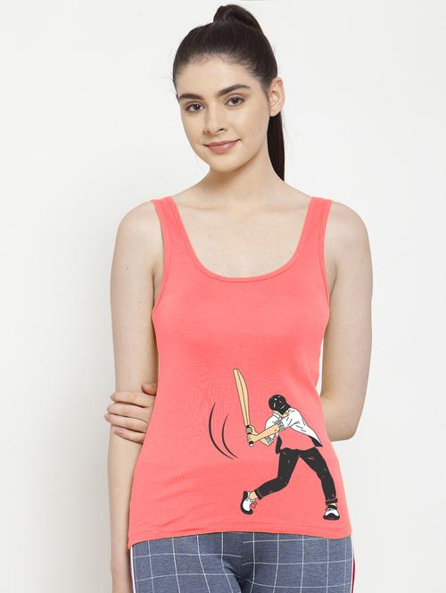 scoop neck graphic tank top  - 17807357 -  Standard Image - 0