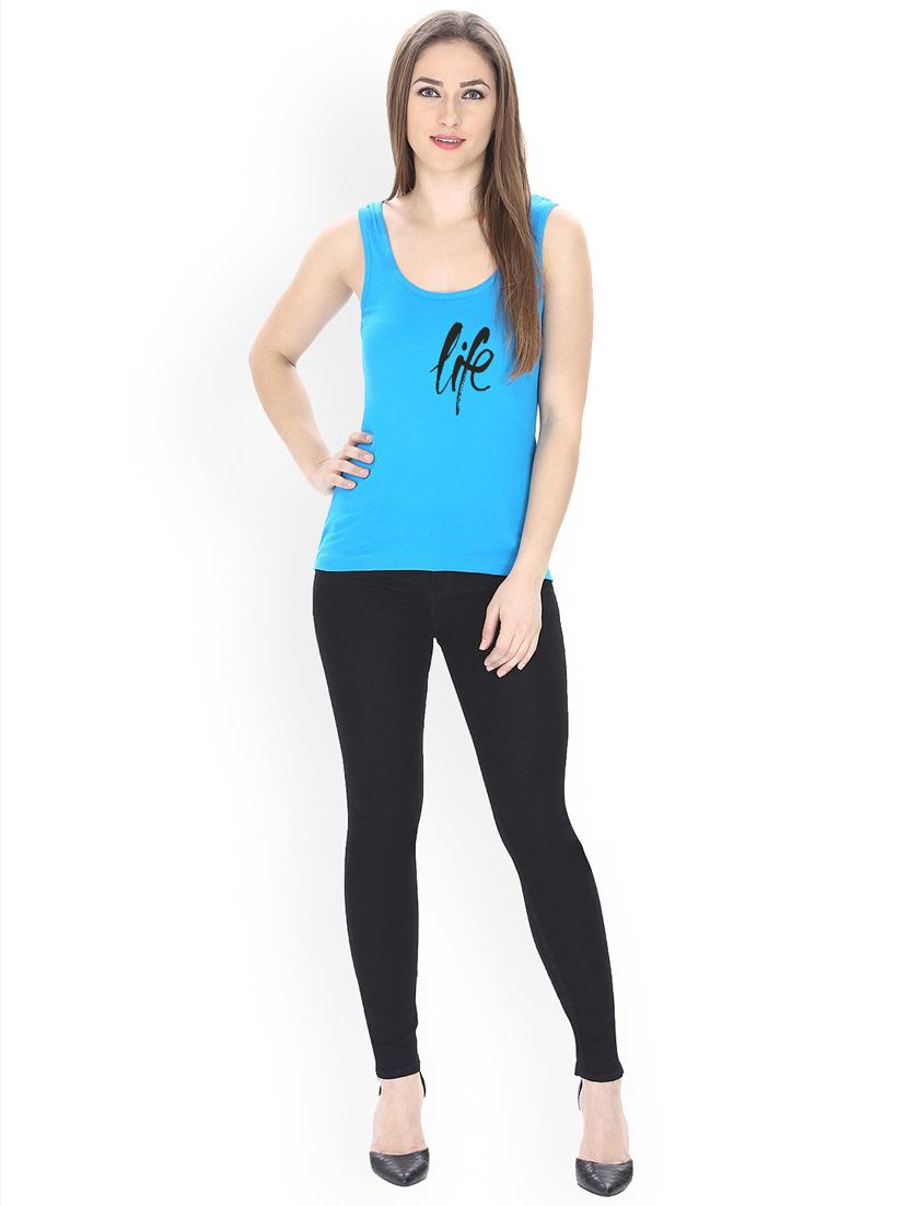 women's tank top scoop neck top - 17807402 - Standard Image - 3