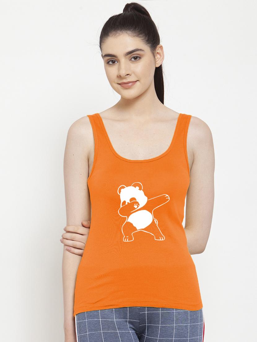 scoop neck graphic tank top - 17807490 - Zoom Image - 0