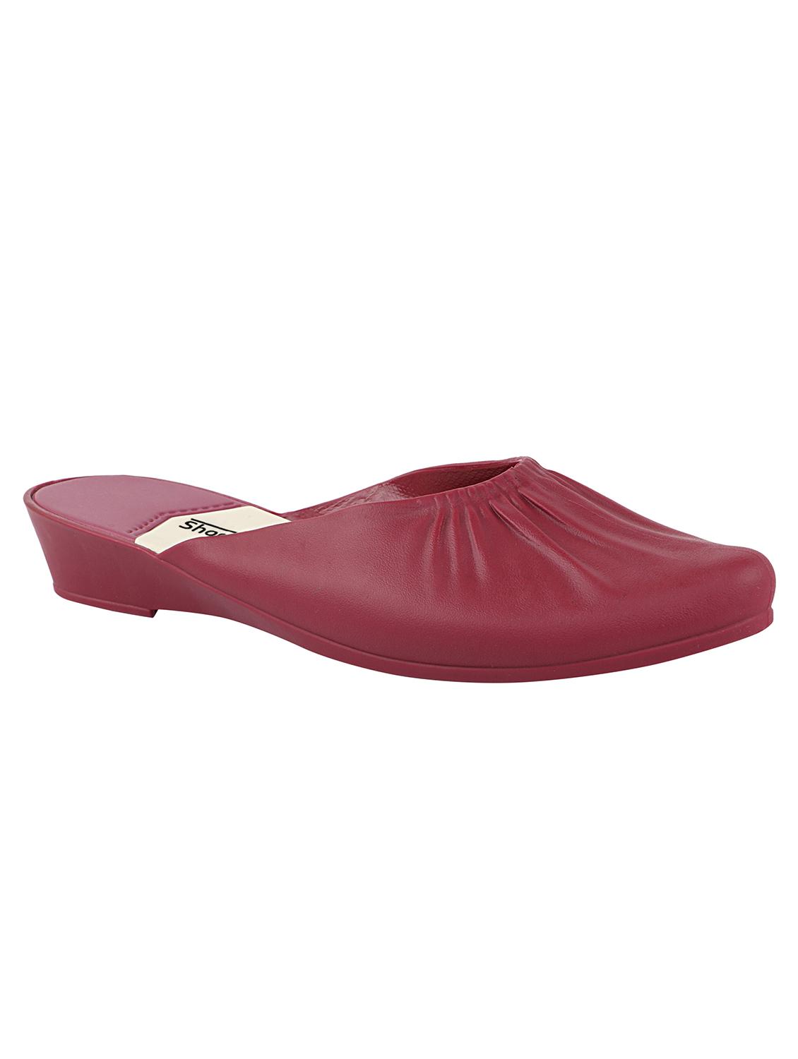 red synthetic slip on sandals - 17808253 -  Zoom Image - 0