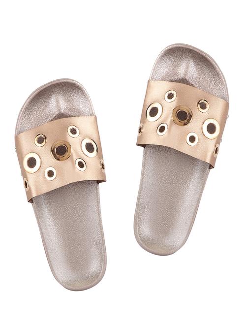 copper slip on flip flop - 17808295 - Standard Image - 0