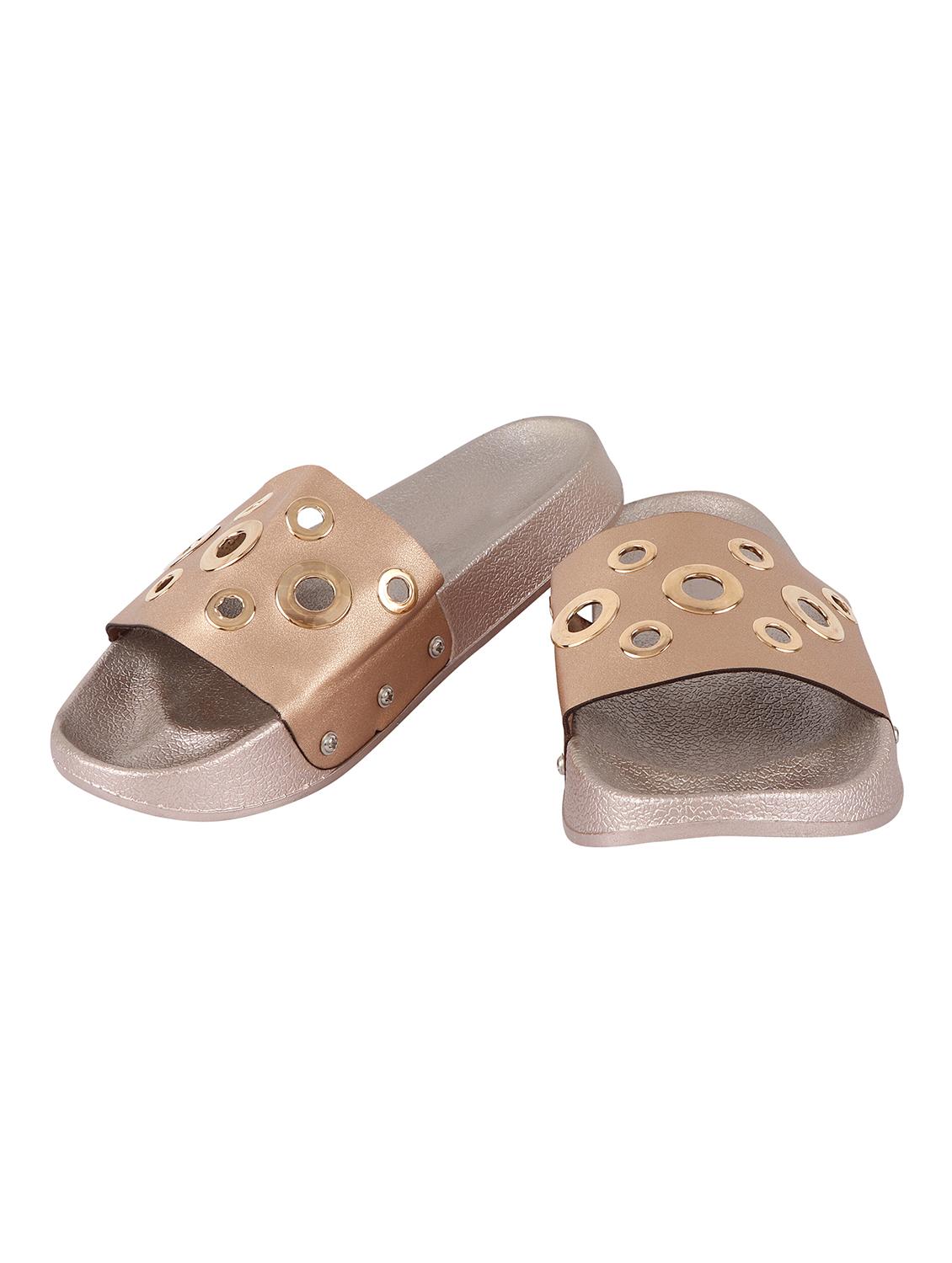 copper slip on flip flop - 17808295 - Standard Image - 3