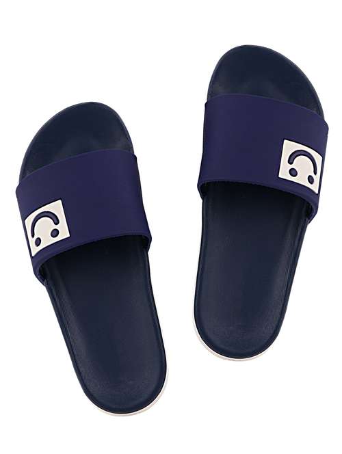 blue slip on  slides - 17808308 -  Standard Image - 0