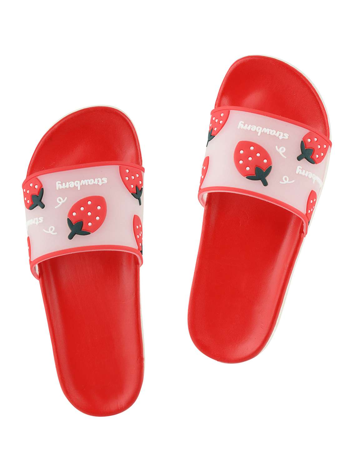 red slip on   flip flop - 17808321 -  Zoom Image - 0